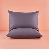 100% Katoenen Ranforce Basic Kussensloop 2-Pack Antraciet (50x70 cm)