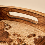 Tina Mangoboom Decoratieve Schaal Natuurlijk (45x5x45 cm)