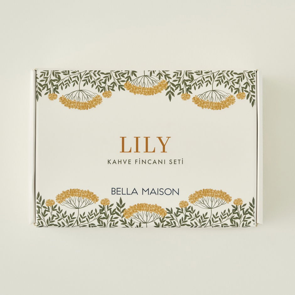 Lily Porseleinen Koffiekopjesset van 2, Groen (90 ml)