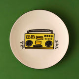 Keith Haring Fun Porseleinen Taartbord Geel (19 cm)