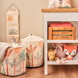 Abstracte Safari Trekkoord Wasmand Mix (36x40 cm)