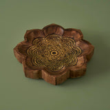 Rico Mangoboom Decoratief Bord Naturel (22x3,5x22 cm)