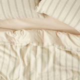 100% katoenen Valeria tweepersoons dekbedovertrekset groen (200x220 cm)