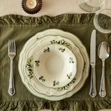 Julia Stoneware 24-delige serviesset voor 6 personen Groen