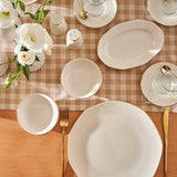 Opal Porselein 26-delige Ontbijtset voor 6 Personen Goud