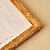 Frida Mangohouten Decoratieve Fotolijst Naturel (23,5x28,5 cm)