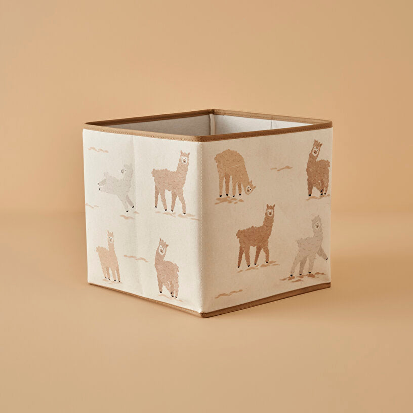 Alpaca Kapaksız Kutu Bej (30x30 cm)