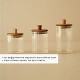 Beatrice Houten Deksel Pot Naturel (730 cc)