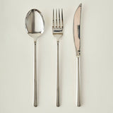 Milano 18-delige Bestekset – Zilverkleurig (vorken, lepels en messen)