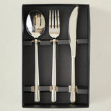 Milano 18-delige Bestekset – Zilverkleurig (vorken, lepels en messen)