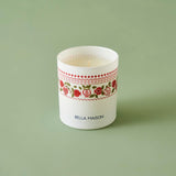 Vrolijke peperkoekkaars rood (200 gr)