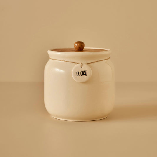 Koekjeskeramiekpot Crème (2100 ml)