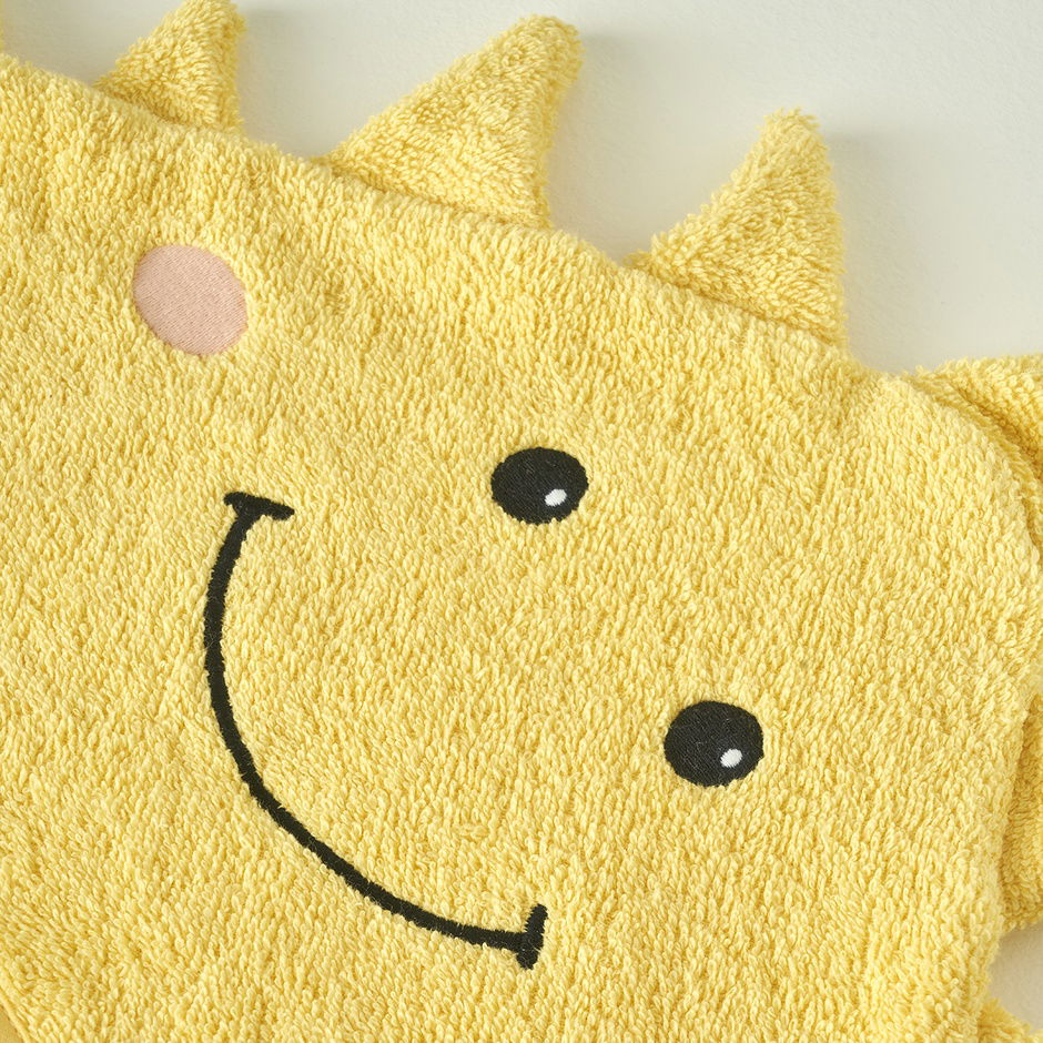 100% katoenen Sunshine Swaddle handdoek geel (75x75 cm)