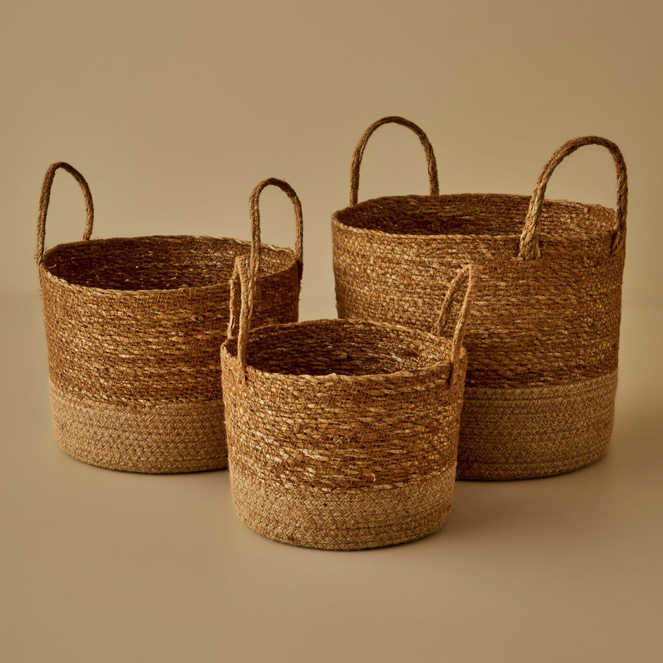 Aster Wicker Decoratieve Mand Naturel (29x25 cm)