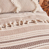 Linea Dubbel Maat Bedsprei Beige (200x230 cm)