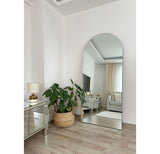 Frameloze Staande Boog Spiegel 180 x 80 cm – Vrijstaand, Leunend of Wandmontage