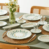 Adelina Stoneware 26-delige ontbijtset voor 6 personen Groen