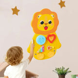 Montessori Leeuw Busy Board – Houten Educatief Activiteitenbord voor Baby & Peuter