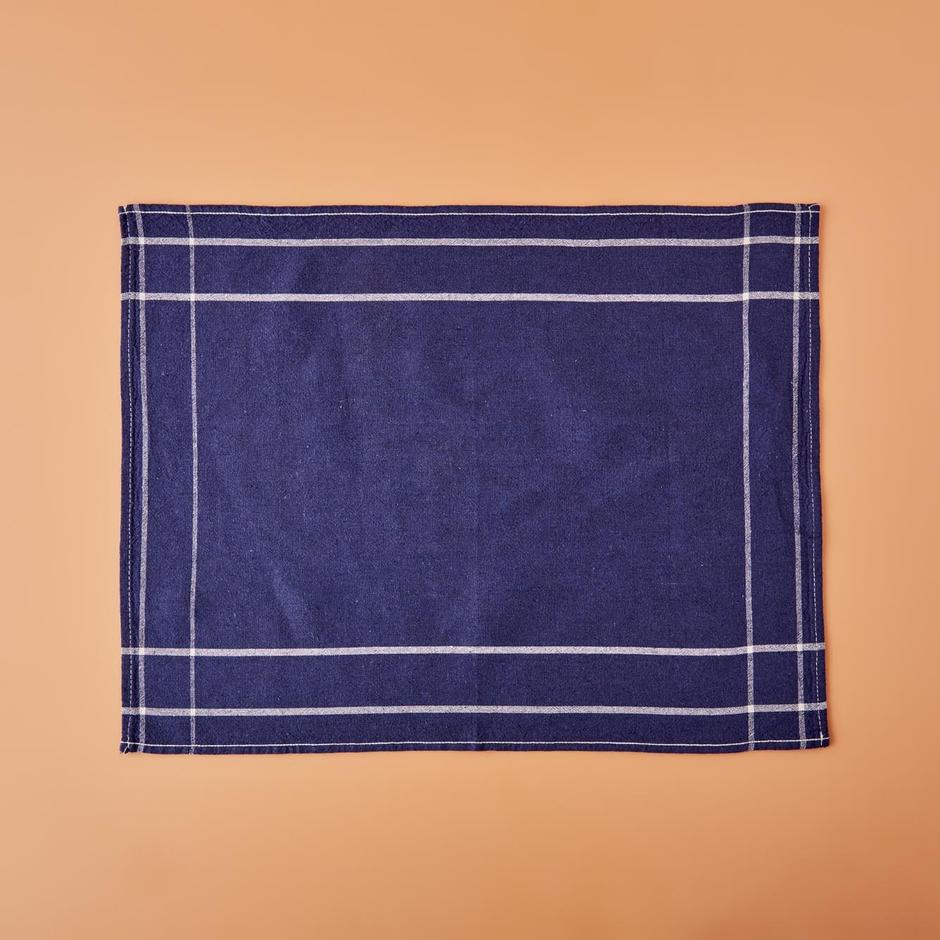 Set van 3 Liberty droogdoeken van 100% katoen, marineblauw (45x65 cm)