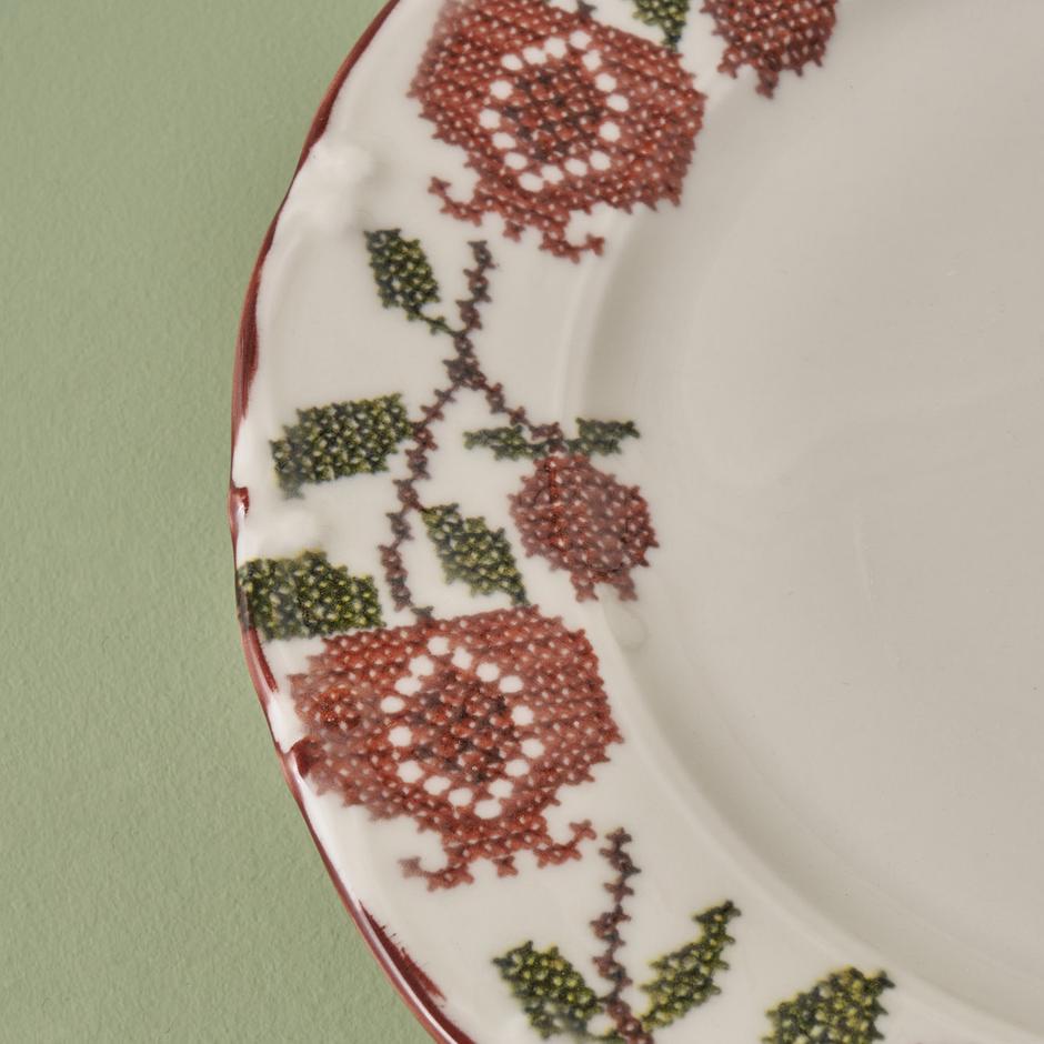 Jolly Porseleinen 18-delige serviesset voor 6 personen Rood