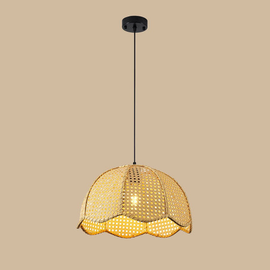 Hana Rotan Kroonluchter Natuurlijk (40x80 cm)