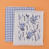 Bleu Blanc Katoenen Droogdoeken, 2-Pack (40x50 cm)