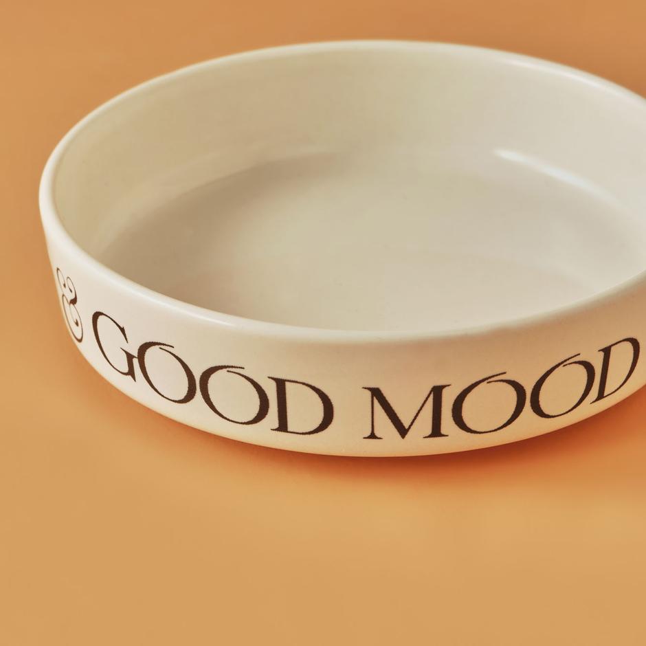 Motto Keramiek Snackschaal Wit (13 cm)