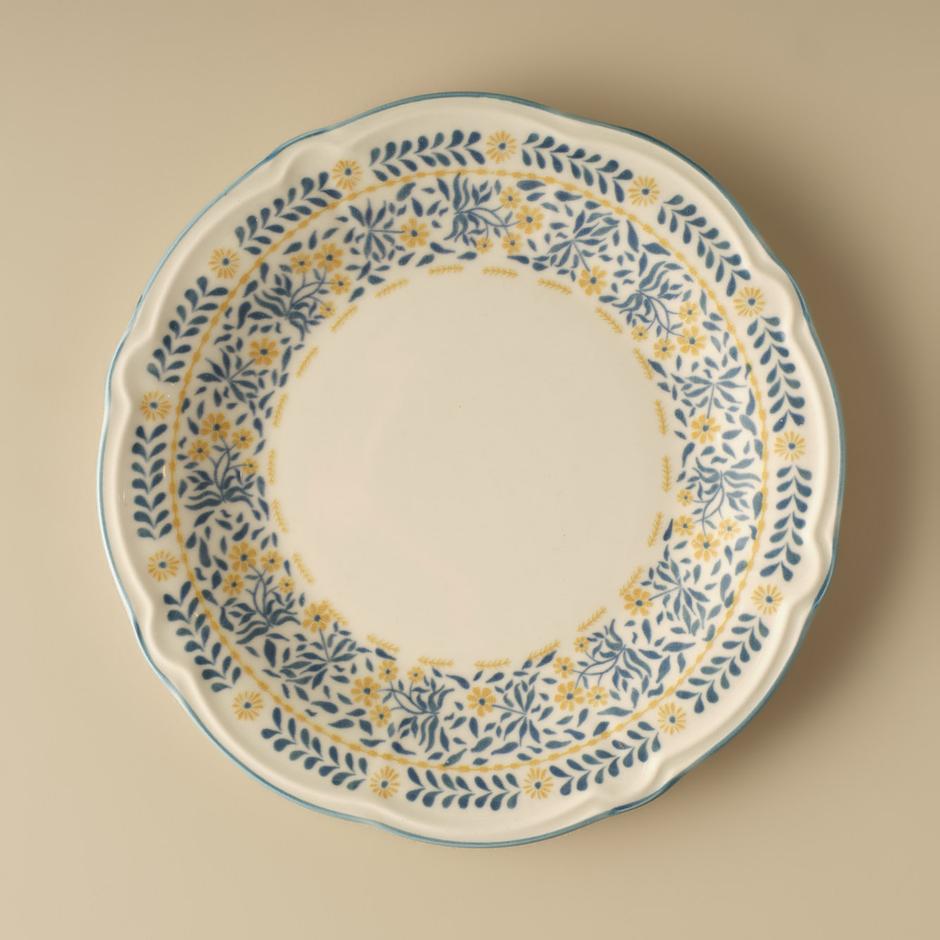 Liana Stoneware 26-delige ontbijtset voor 6 personen blauw