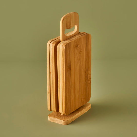 Craft 6-delige snijplankenset Naturel (15x7x33 cm)