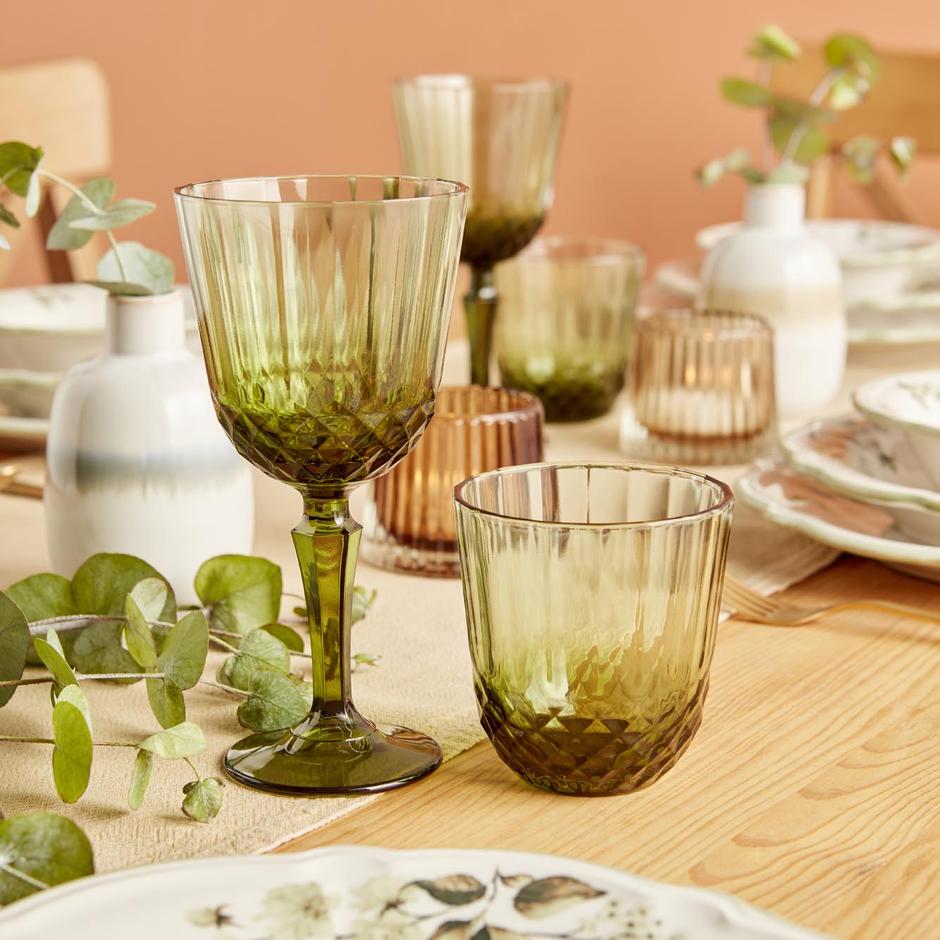 Colore Cut Glass Green (310 cc)