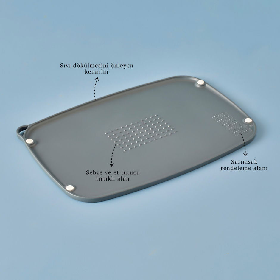 Glarious Snijplank Grijs (25x37 cm)