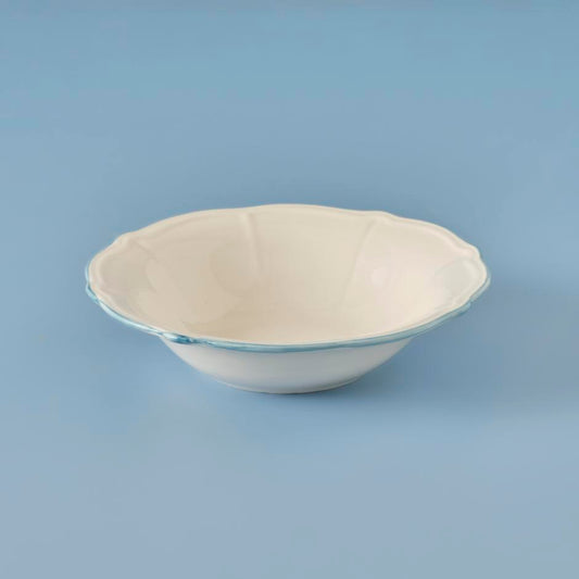 Mabel Stoneware Saladekom Blauw (25 cm)