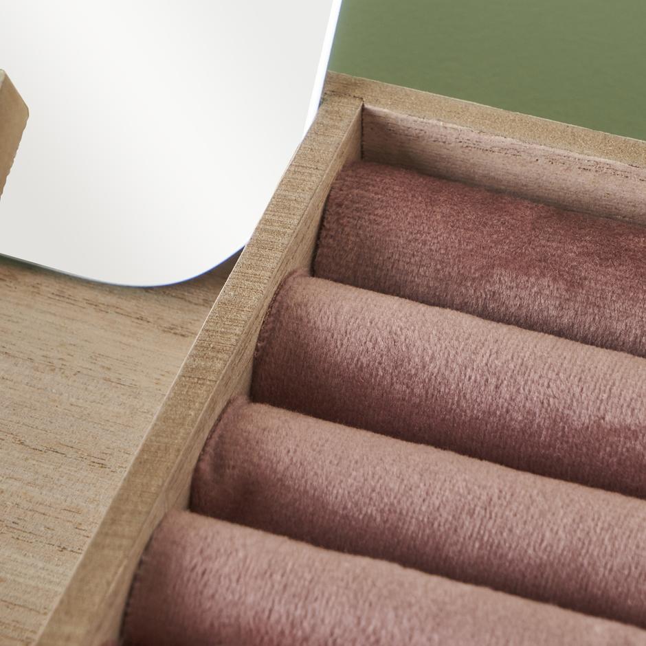 Merida Spiegel Sieradendoos Roze (12x17 cm)