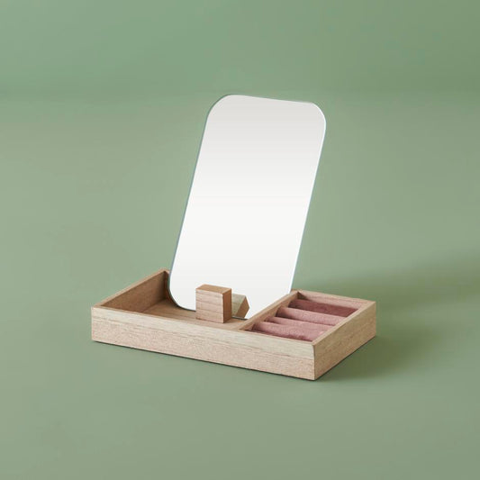 Merida Spiegel Sieradendoos Roze (12x17 cm)