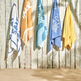 100% katoenen Lemoncello strandlaken geel (90x150 cm)