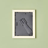 Ingelijste natuurlijke schilderij van een worsthond (17x23 cm)