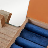 Merida Spiegel Sieradendoos Marineblauw (12x17 cm)