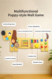 Montessori Busy Board Hond – Houten Educatief Speelgoed voor Baby & Peuter