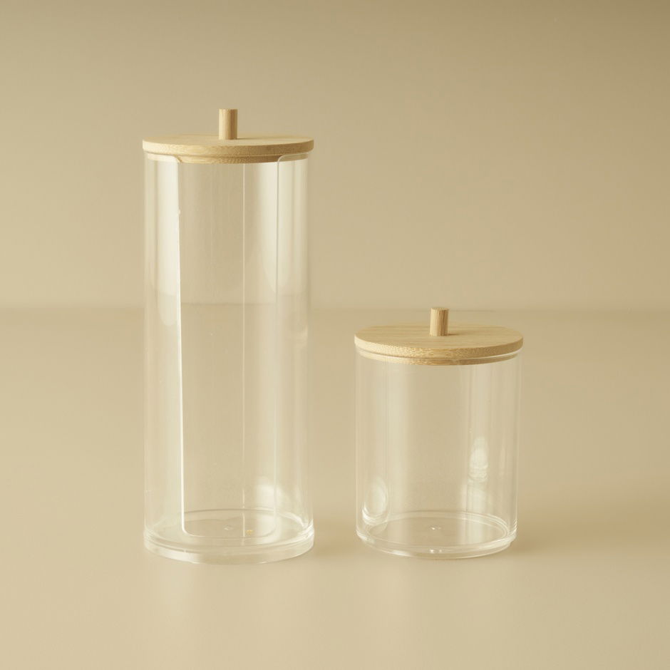 Rita Katoenen Houder Naturel (7x7x10 cm)