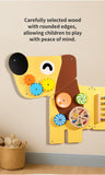 Montessori Busy Board Hond – Houten Educatief Speelgoed voor Baby & Peuter