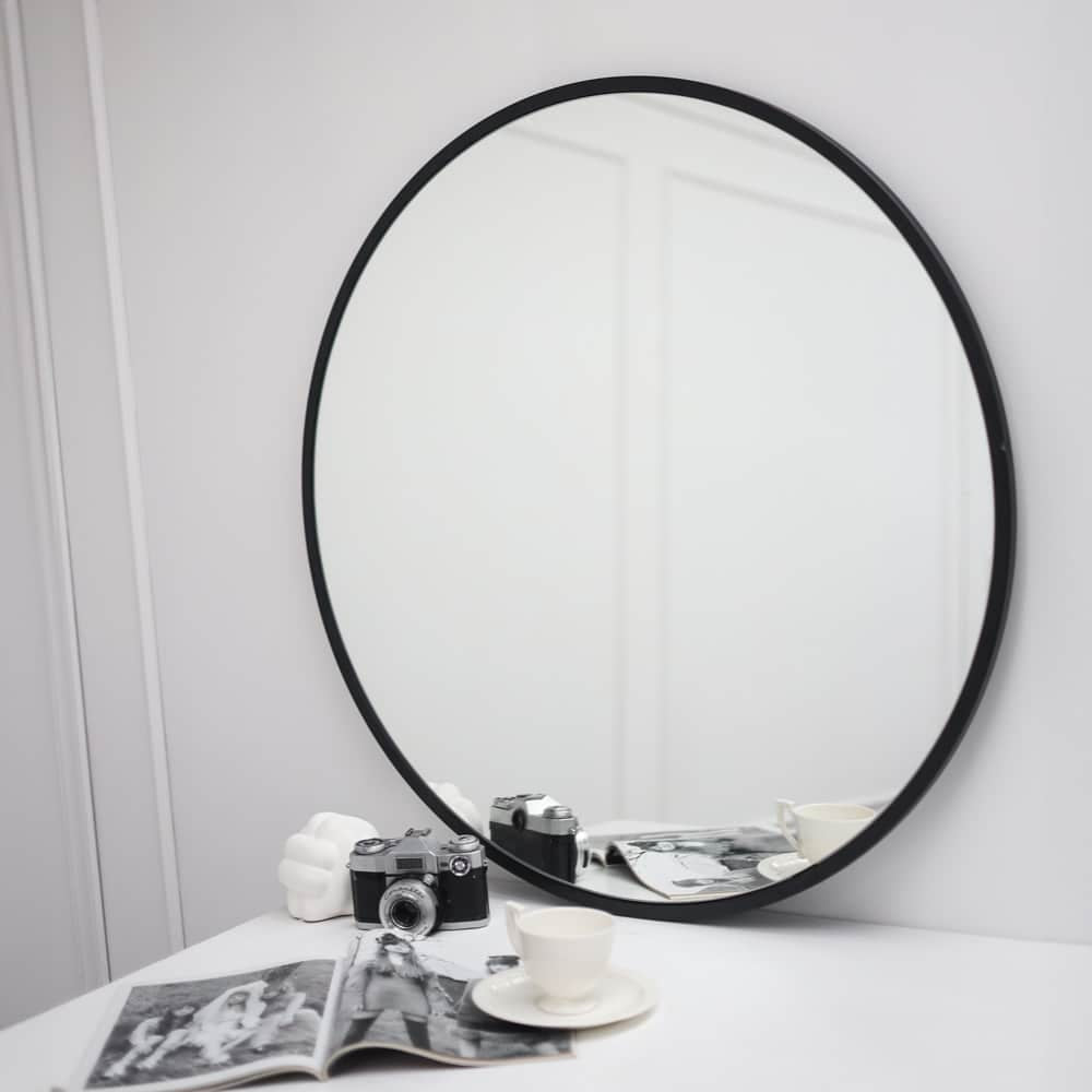 Zwarte-Ronde-Spiegel