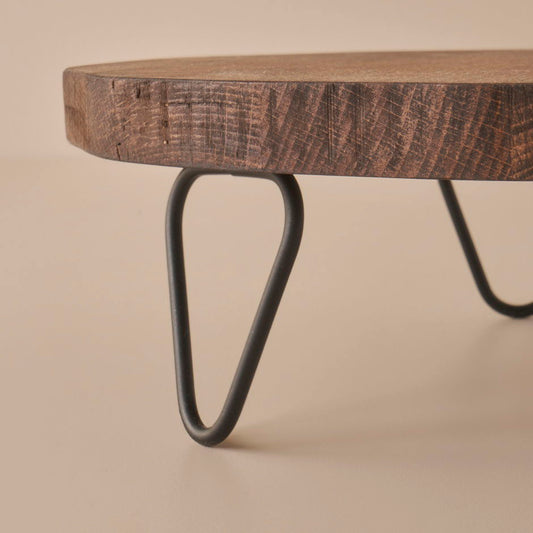 Geo Metalen Poot Presentatiestandaard Naturel (24,5x6,3 cm)