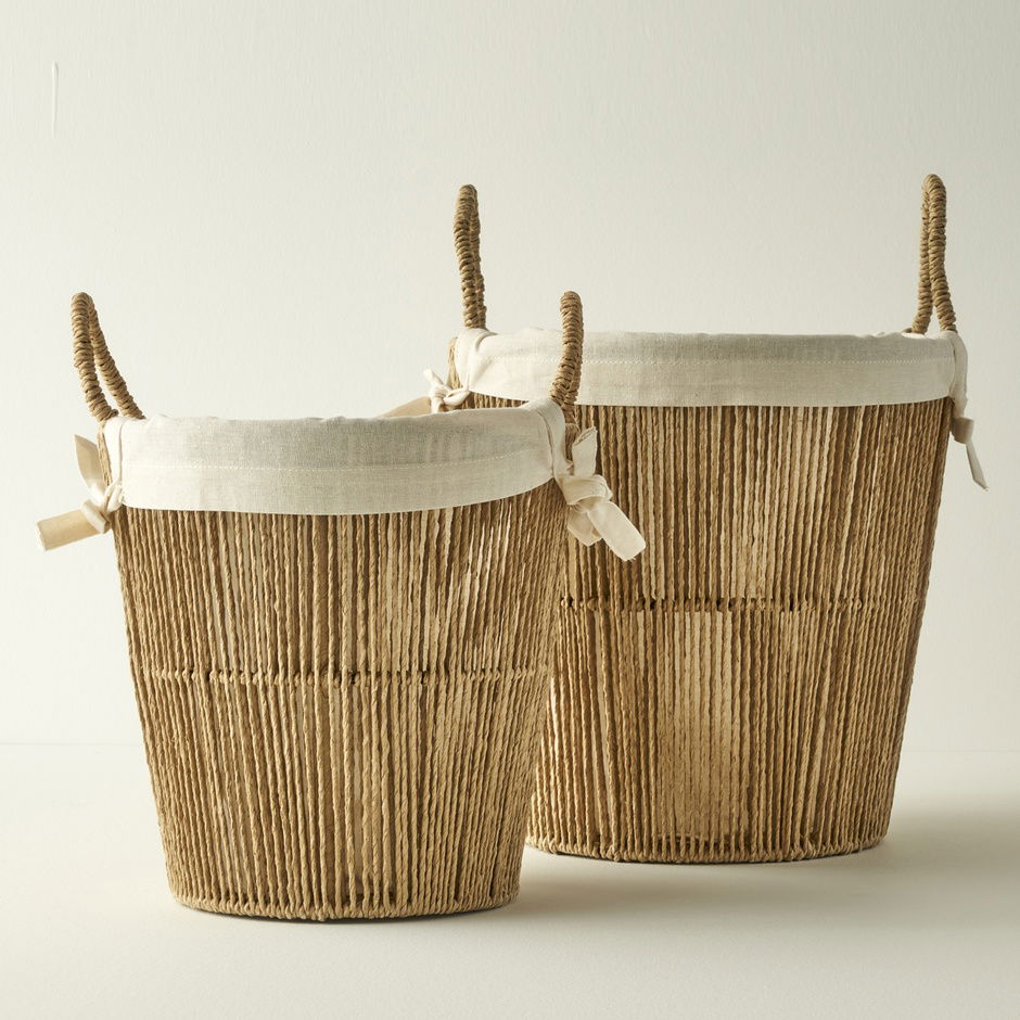 Herfstmand met doek erin, natuurlijk (25x18x25 cm)