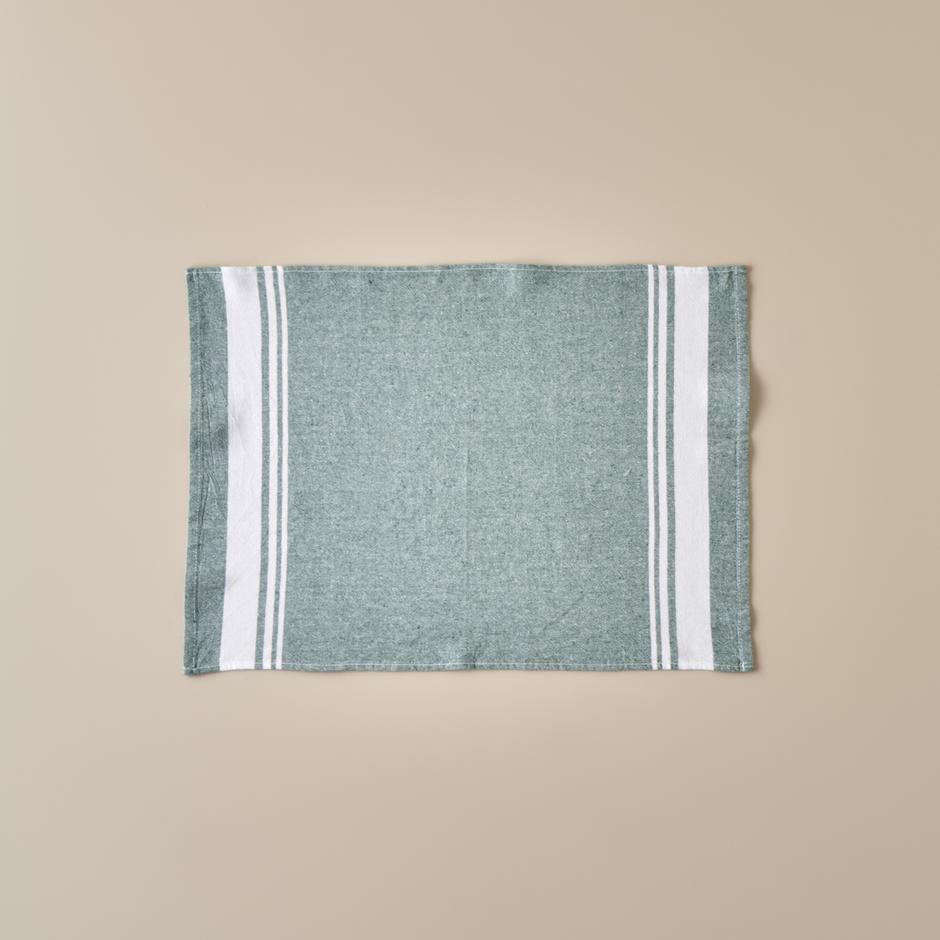 Juno theedoeken, 3-pack, groen (45x65 cm)