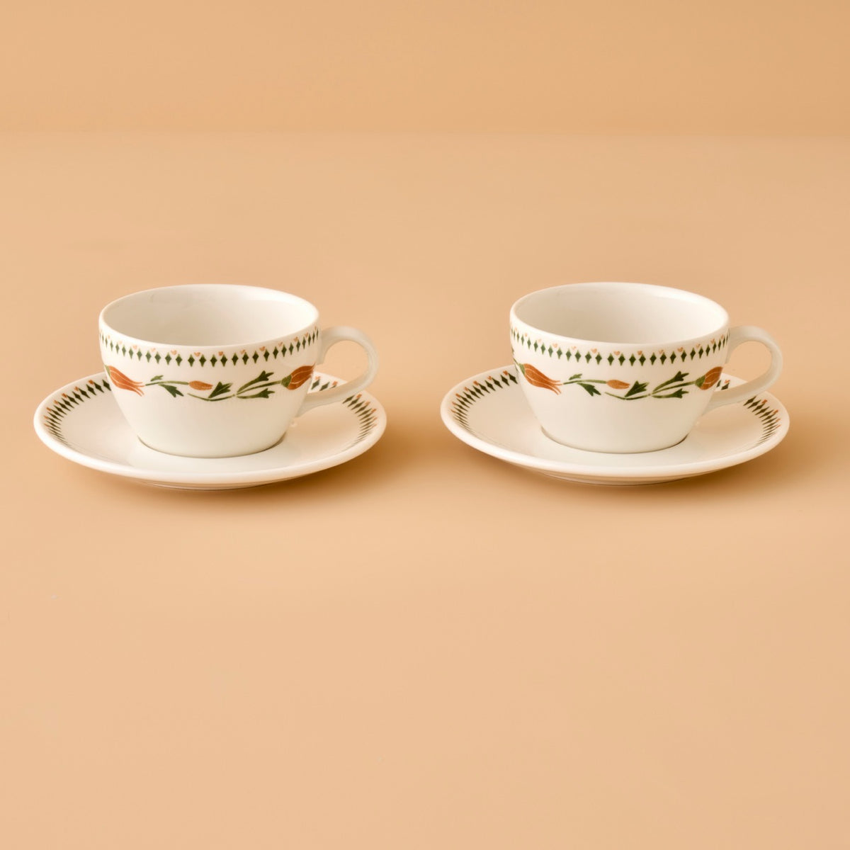 Tulip Set van 2 Thee- Cappuccino kopjes