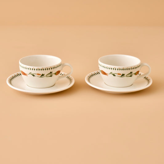 Tulip Set van 2 Thee- Cappuccino kopjes
