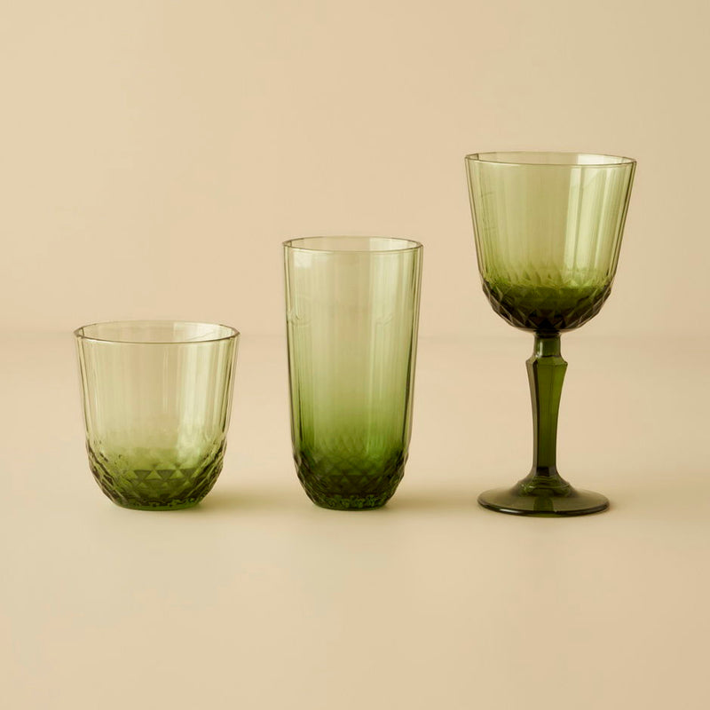 Colore Drinkglas Groen (345 cc)