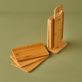 Craft 6-delige snijplankenset Naturel (15x7x33 cm)