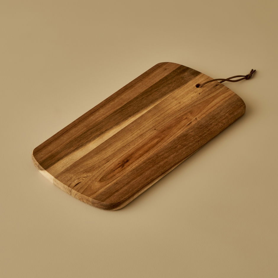 Parmezaanse kaas serveerset naturel (32x17,5 cm)