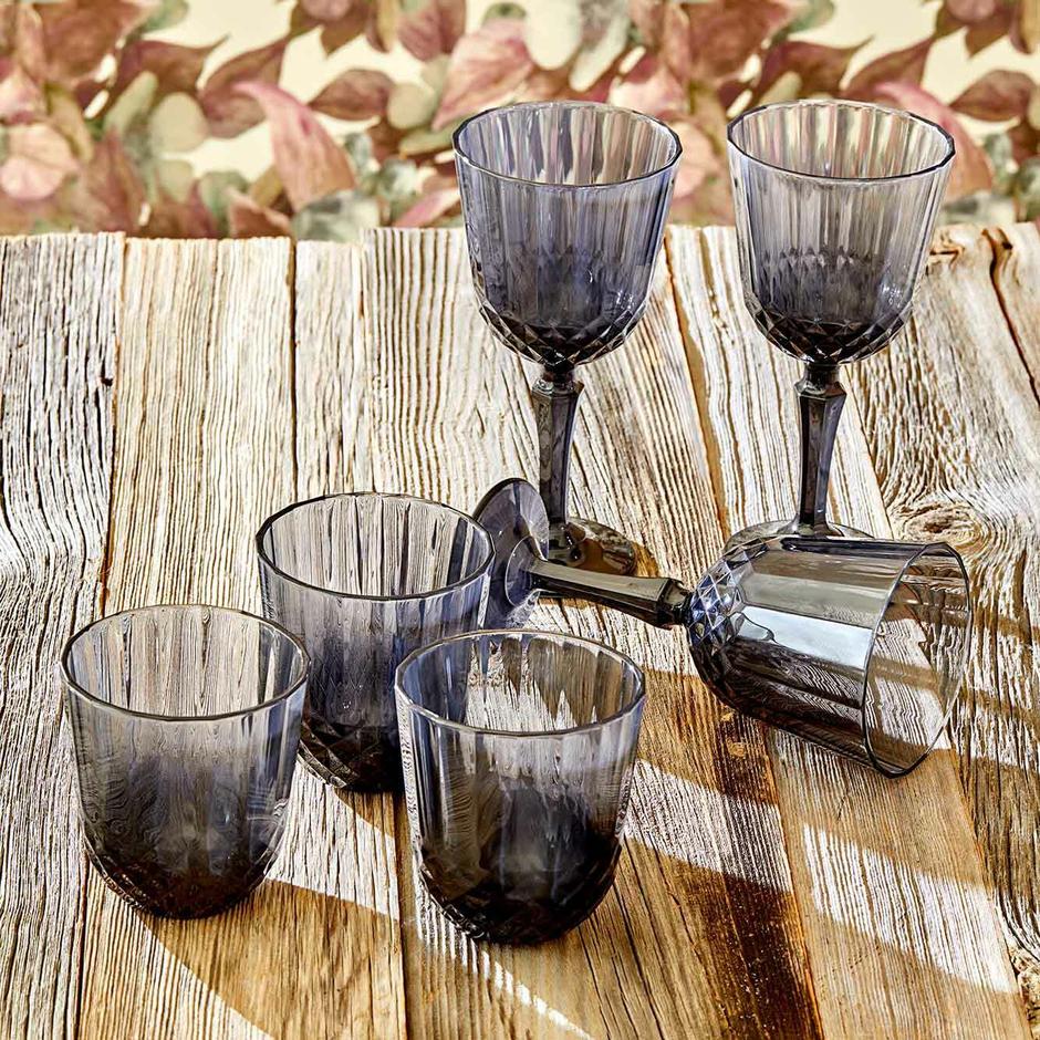 Colore Cut Glass Antraciet (310 cc)